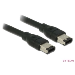 Delock Firewire 6,6 (IEEE-1394) M,M adatkábel 0.5m fekete