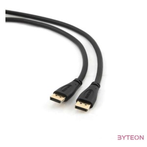 Gembird Displayport 1.2 M,M video jelkábel 3m fekete