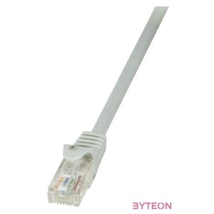 LogiLink RJ45 CAT6 UTP M,M adatkábel 10m AWG24 szürke