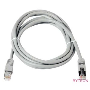 Gembird RJ45 CAT6A FTP M,M adatkábel 1.5m szürke LSZH