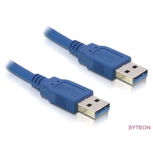 Delock USB 3.0 A M,M adatkábel 2m kék