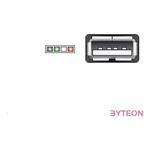 Delock USB Pinheader 4pin - USB A F,F adatkábel 0.15m fekete