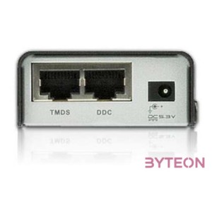 Aten DVI-D Jack stereo 3,5mm - Cat.5e video jelkábel hosszabbító 40m