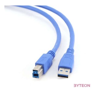 Gembird USB 3.0 A - USB 3.0 B M,M adatkábel 3m kék