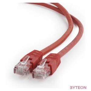 Gembird RJ45 CAT6 UTP M,M adatkábel 5m piros