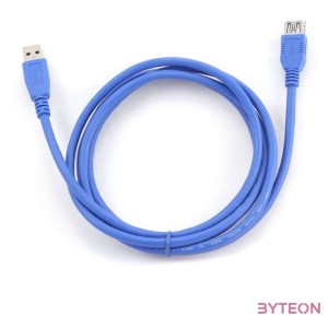 Gembird USB 3.0 A M,F adatkábel hosszabbító 1.8m kék