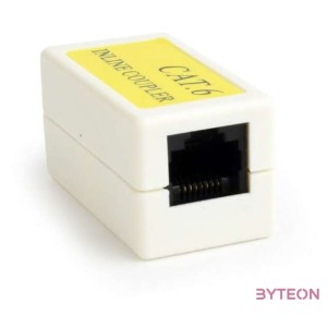 Gembird RJ45 CAT6 UTP F,F adatkábel hosszabbító fehér