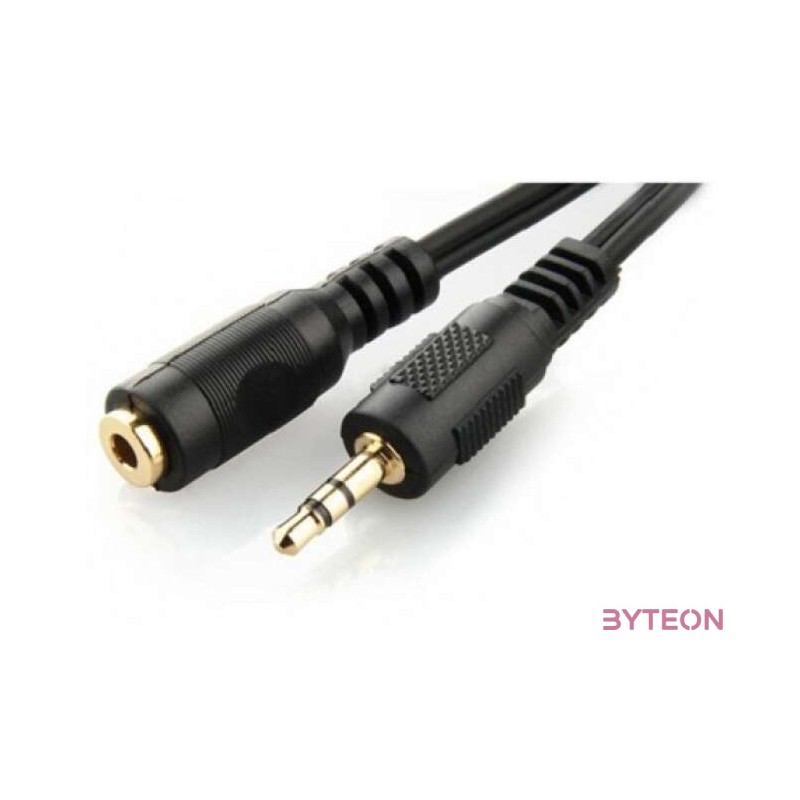 Gembird Jack stereo 3,5mm M,F audio kábel hosszabbító 5m fekete