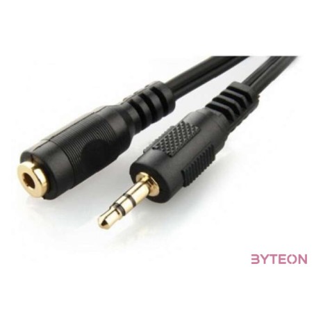 Gembird Jack stereo 3,5mm M,F audio kábel hosszabbító 5m fekete