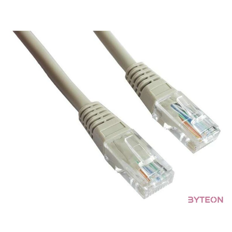 Gembird RJ45 CAT5e UTP M,M adatkábel 10m szürke