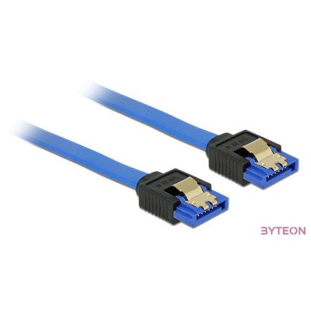 Delock SATA 3 F,F adatkábel 0.7m kék