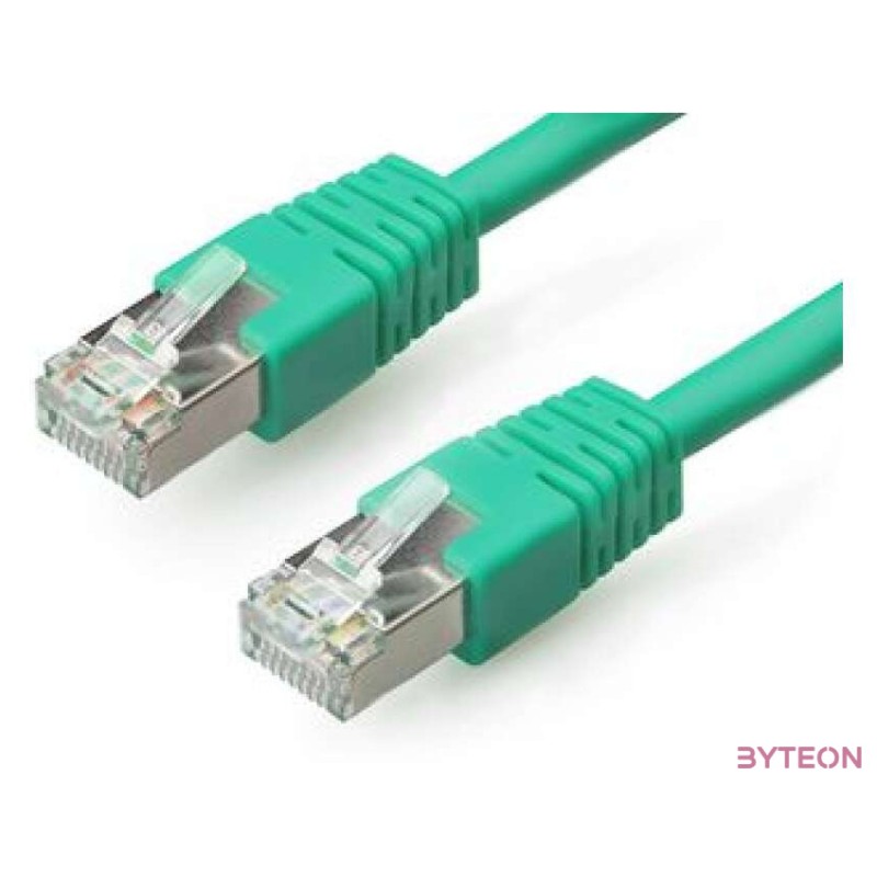 Gembird RJ45 CAT6 FTP M,M adatkábel 2m zöld