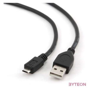 Gembird USB A - USB micro B M,M adatkábel 3m fekete