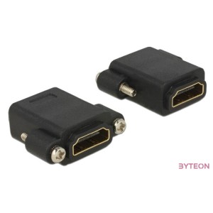 Delock HDMI F,F adapter fekete