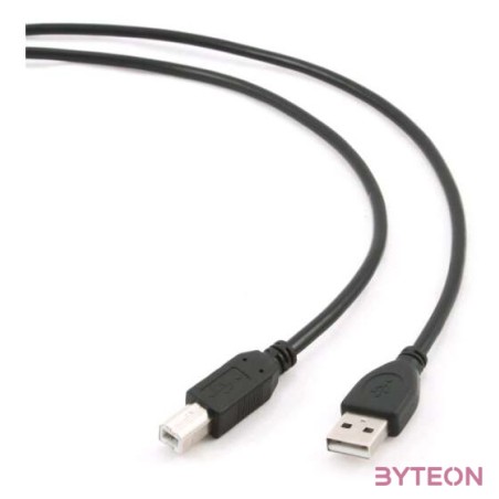 Gembird USB A - USB B M,M adatkábel 3m fekete