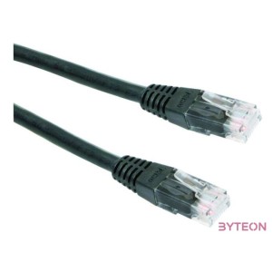 Gembird RJ45 CAT5e UTP M,M adatkábel 0.25m fekete