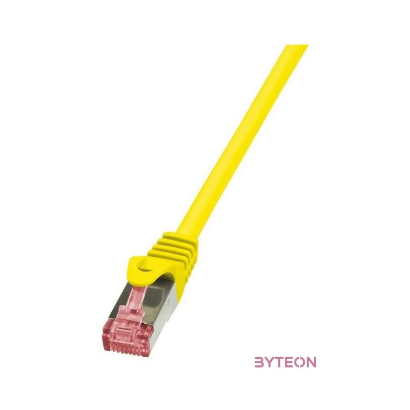 LogiLink RJ45 CAT6 SFTP M,M adatkábel 1m AWG27 sárga