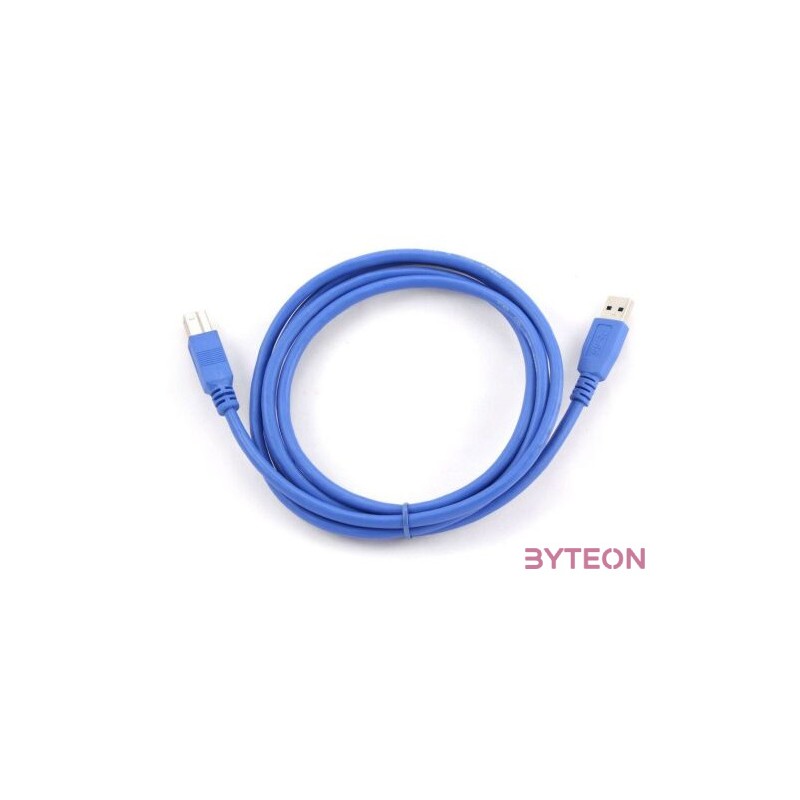 Gembird USB 3.0 A - USB 3.0 B M,M adatkábel 1.8m kék