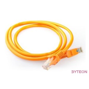 Gembird RJ45 CAT5e UTP M,M adatkábel 0.5m narancssárga