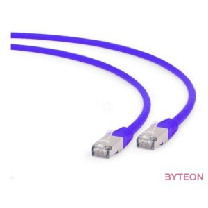 Gembird RJ45 CAT6A FTP M,M adatkábel 0.5m szürke LSZH