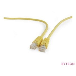 Gembird RJ45 CAT5e UTP M,M adatkábel 0.5m sárga