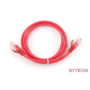 Gembird RJ45 CAT6 UTP M,M adatkábel 3m piros