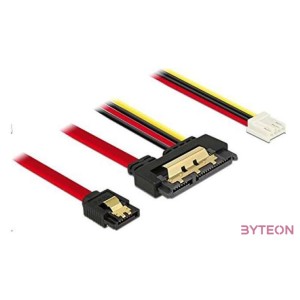 Delock SATA 3 Floppy Power - SATA 22pin F,F adatkábel 0.3m