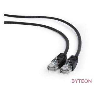 Gembird RJ45 CAT5e UTP M,M adatkábel 0.25m fekete