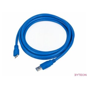 Gembird USB 3.0 A - USB 3.0 micro B M,M adatkábel 1.8m fekete