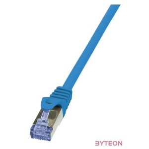 LogiLink RJ45 CAT6A S,FTP M,M adatkábel 1m AWG26 kék