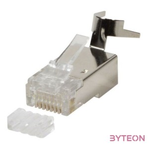 LogiLink RJ45 CAT6A UTP csatlakozó dugó hosszabbító árnyékolt, 10db