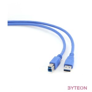 Gembird USB 3.0 A - USB 3.0 B M,M adatkábel 1.8m kék