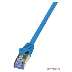 LogiLink RJ45 CAT6A S,FTP M,M adatkábel 1m AWG26 kék