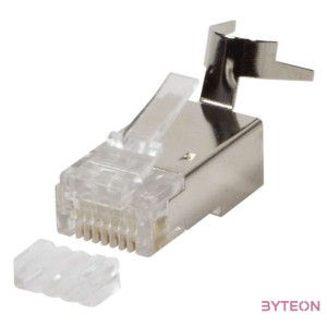 LogiLink RJ45 CAT6A UTP csatlakozó dugó hosszabbító árnyékolt, 10db