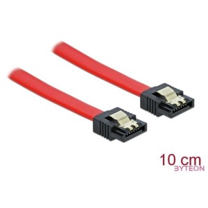 Delock SATA 3 F,F adatkábel 0.1m piros