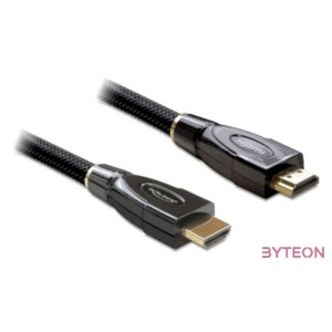 Delock HDMI 1.4 M,M video jelkábel 3m 3D support, PREMIUM