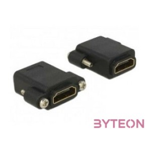 Delock HDMI F,F adapter fekete