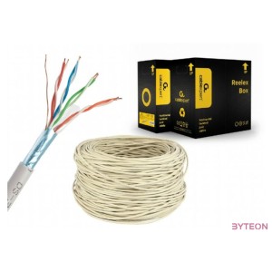 Gembird CAT5e FTP adatkábel 305m fali szürke