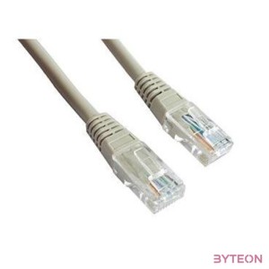 Gembird RJ45 CAT5e UTP M,M adatkábel 10m szürke