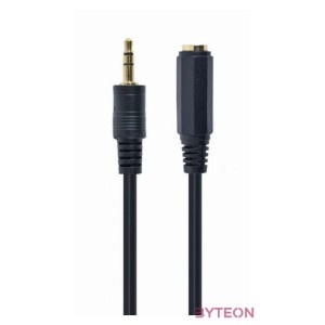 Gembird Jack stereo 3,5mm M,F audio kábel hosszabbító 5m fekete