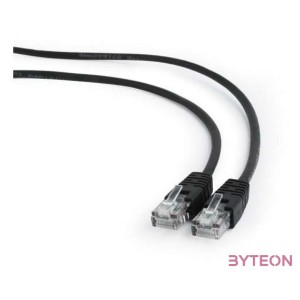 Gembird RJ45 CAT5e UTP M,M adatkábel 0.25m fekete