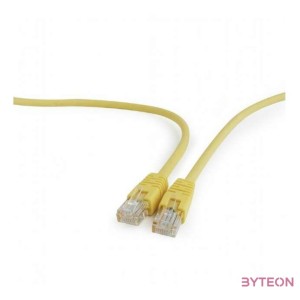 Gembird RJ45 CAT5e UTP M,M adatkábel 0.5m sárga