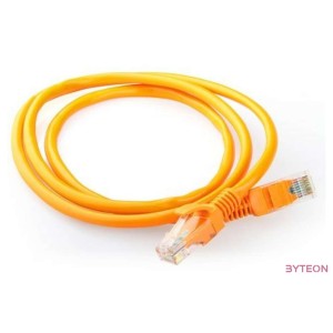 Gembird RJ45 CAT5e UTP M,M adatkábel 0.5m narancssárga