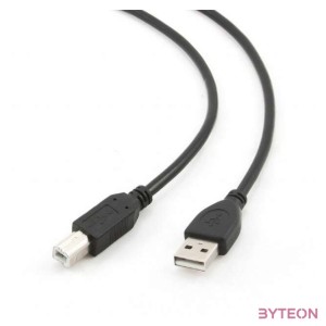 Gembird USB A - USB B M,M adatkábel 3m fekete