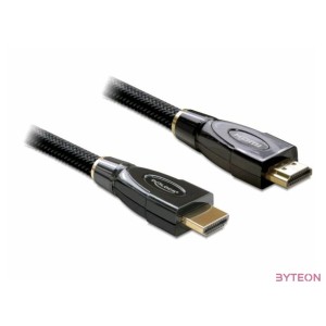 Delock HDMI 1.4 M,M video jelkábel 3m 3D support, PREMIUM