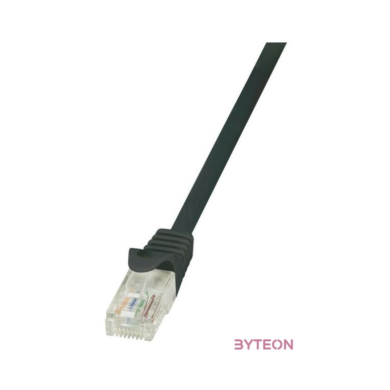 LogiLink RJ45 CAT5e UTP M,M adatkábel 3m AWG26 fekete
