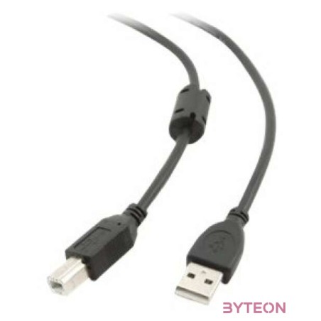 Gembird USB A - USB B M,M adatkábel 1.8m premium fekete