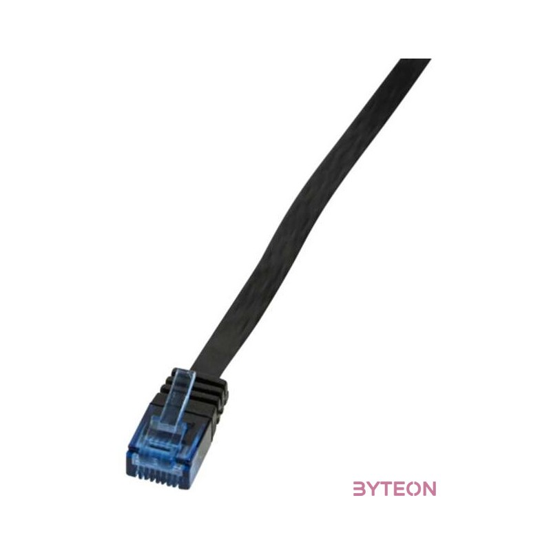 LogiLink RJ45 CAT6 UTP M,M adatkábel 0.5m AWG32 fekete