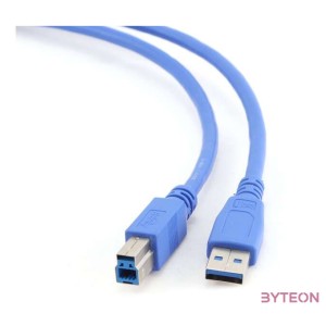 Gembird USB 3.0 A - USB 3.0 B M,M adatkábel 0.5m kék