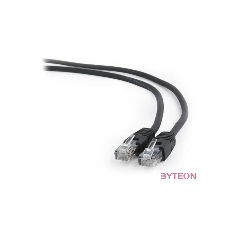 Gembird RJ45 CAT6 UTP M,M adatkábel 1m fekete